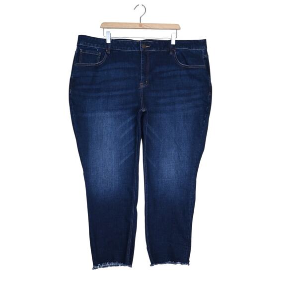 Lane Bryant Women's 24 Plus High Rise Straight Jean - Picture 1 of 10